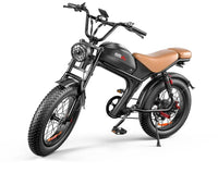 eMoto C93 Retro Electric Bike – 1000W | 48V 20Ah | Fat Tires | 28-30 MPH | 55-Mile Range