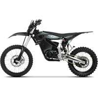MotoTec Venom 72v 30000w Electric Dirt Bike – Black | 75 MPH | CATL 73Ah | Auto Trans | 0-62 in 5 Sec