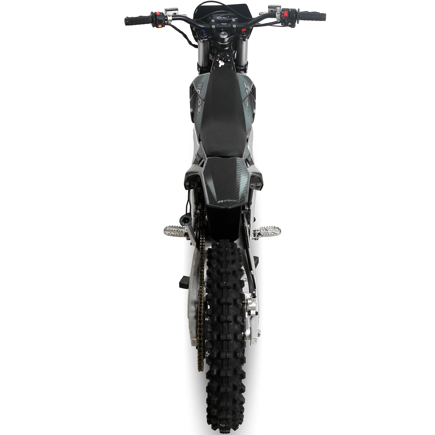 MotoTec Venom 72v 30000w Electric Dirt Bike – Black | 75 MPH | CATL 73Ah | Auto Trans | 0-62 in 5 Sec