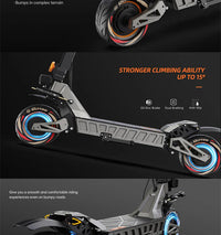 eBike Boys M6Max Dual Motor Electric Scooter – 5600W | 60V 27Ah | 50+ MPH | 50-Mile Range | Foldable