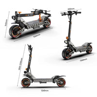 eBike Boys M6Max Dual Motor Electric Scooter – 5600W | 60V 27Ah | 50+ MPH | 50-Mile Range | Foldable
