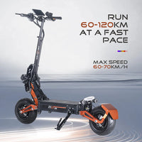 FLJ D5 Electric Scooter – 5000W | 72V | Up to 62-Mile Range | CE Certified | Ships from US