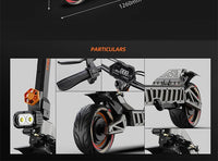 eBike Boys M6Max Dual Motor Electric Scooter – 5600W | 60V 27Ah | 50+ MPH | 50-Mile Range | Foldable
