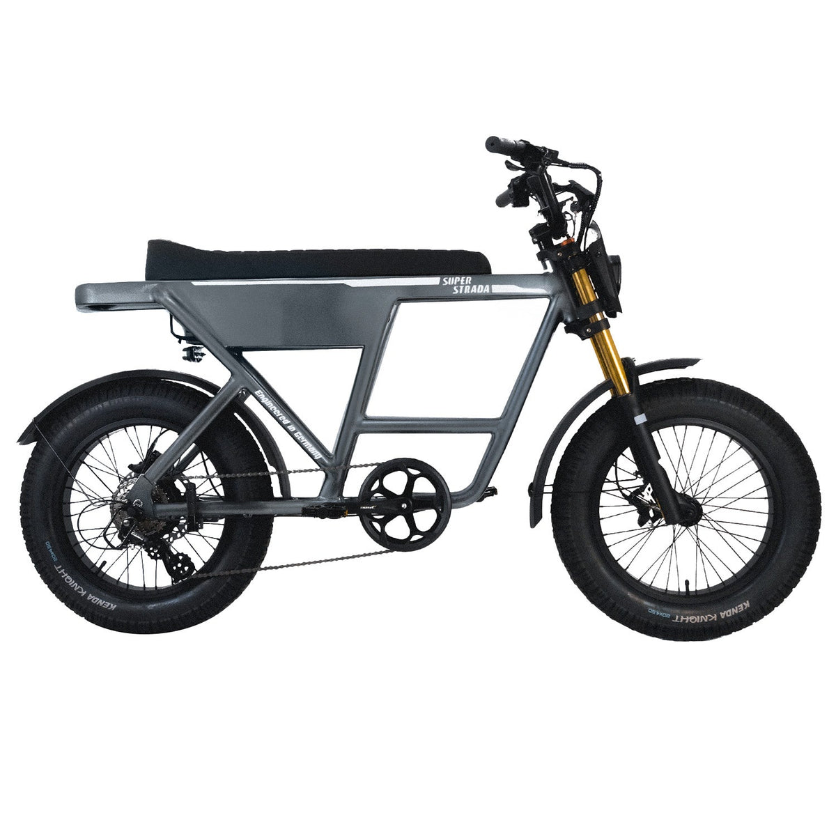 Super Strada CRUZE Sports Utility E-Bike – 750W Bafang | Shimano 9-Speed | Dual Suspension | 650 lb
