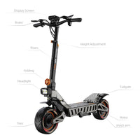 eBike Boys M6Max Dual Motor Electric Scooter – 5600W | 60V 27Ah | 50+ MPH | 50-Mile Range | Foldable