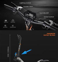 eBike Boys M6Max Dual Motor Electric Scooter – 5600W | 60V 27Ah | 50+ MPH | 50-Mile Range | Foldable