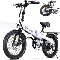 eBike Boys U5 Folding eBike – 500W | 48V | 20" Wheels | 25-40 Mile Range | 48.5 lbs