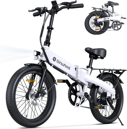 eBike Boys U5 Folding eBike – 500W | 48V | 20" Wheels | 25-40 Mile Range | 48.5 lbs