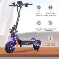 FLJ D5 Electric Scooter – 5000W | 72V | Up to 62-Mile Range | CE Certified | Ships from US
