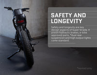 Super Strada NOMAD Sports Utility E-Bike – 750W Bafang | 960Wh | Dual Suspension | 650 lb Capacity
